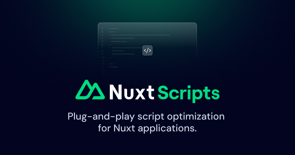 Nuxt Scripts баннер